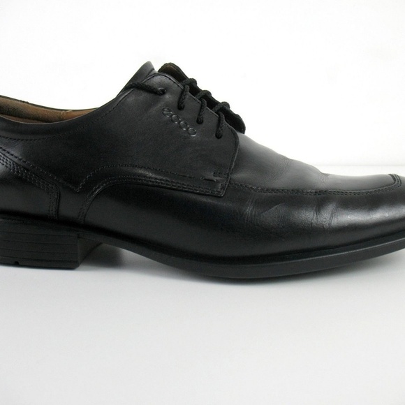 Ecco - 4 Eye Black Leather Oxford Shoes Sz 12 main image 7